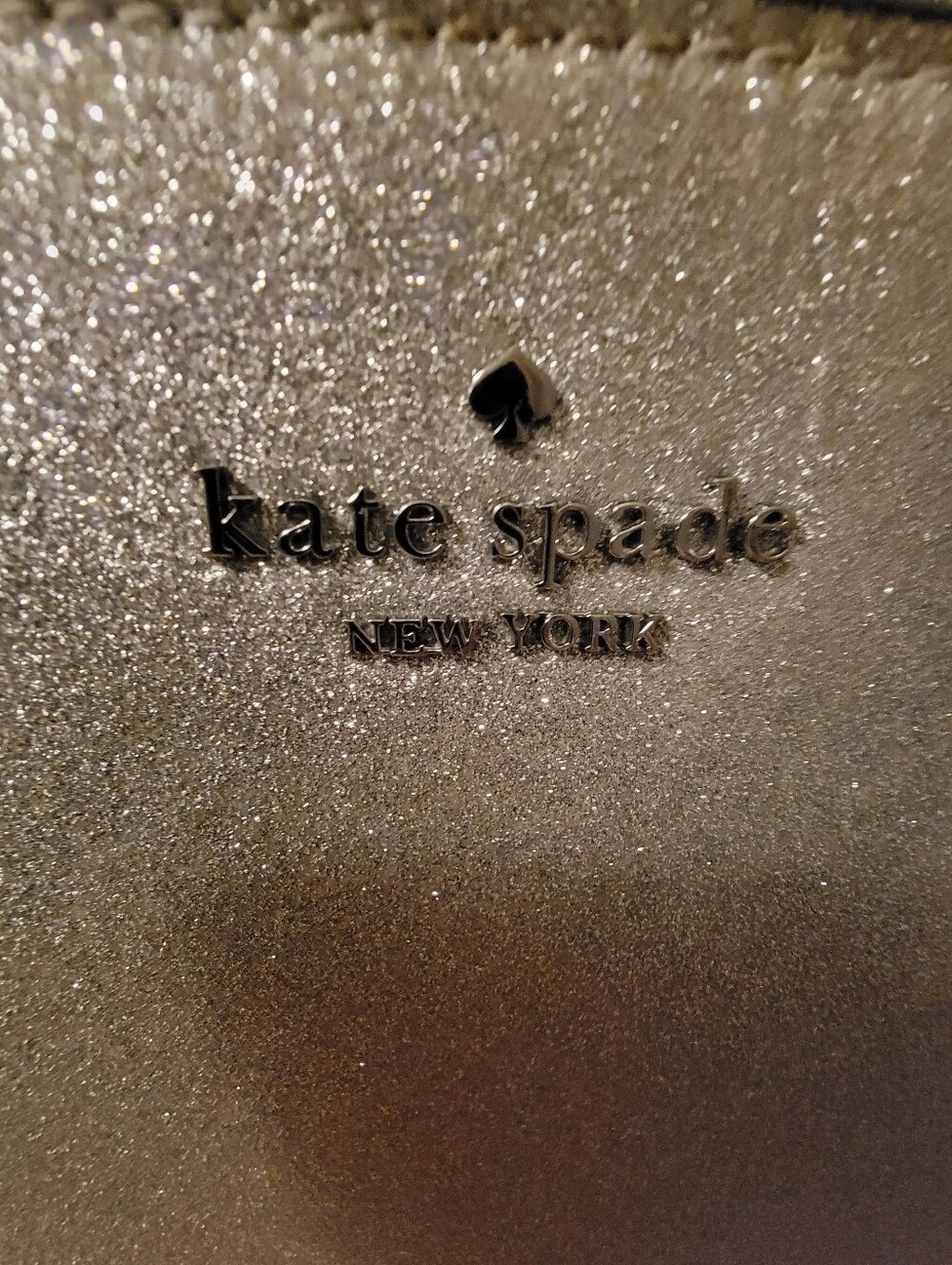 Kate Spade Glitter Glimmer Small Satchel Crossbody Purse - Like New! - Picture 9 of 9
